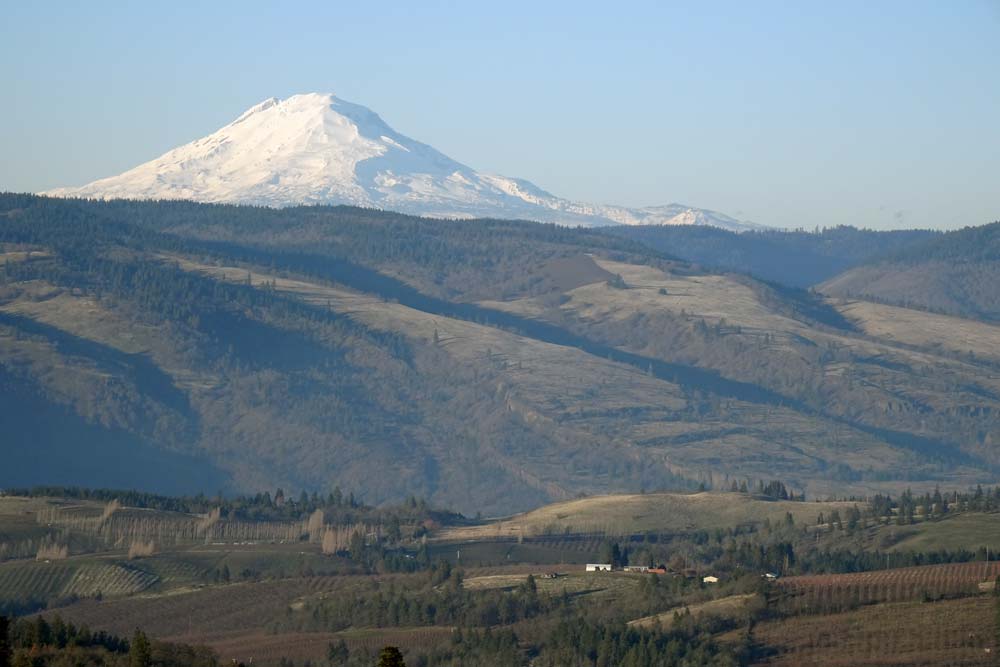 Mount Adams closeup view